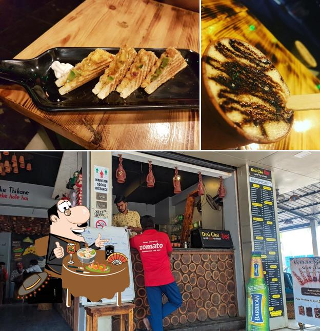 The restaurant's food and interior