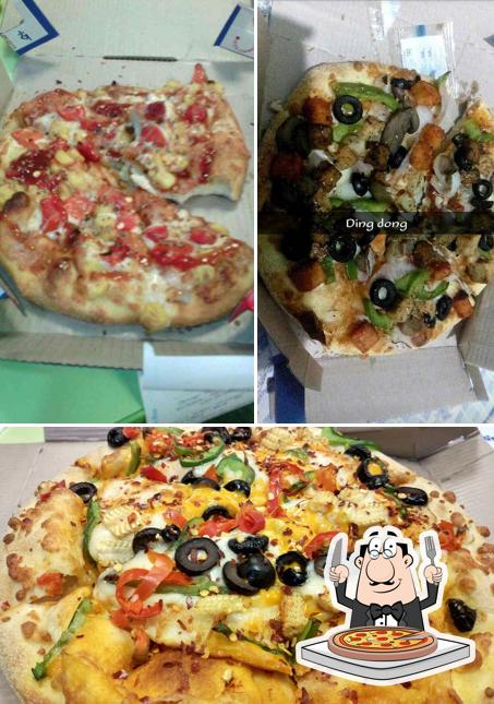 At Domino's Pizza Noapara, Kolkata, you can taste pizza