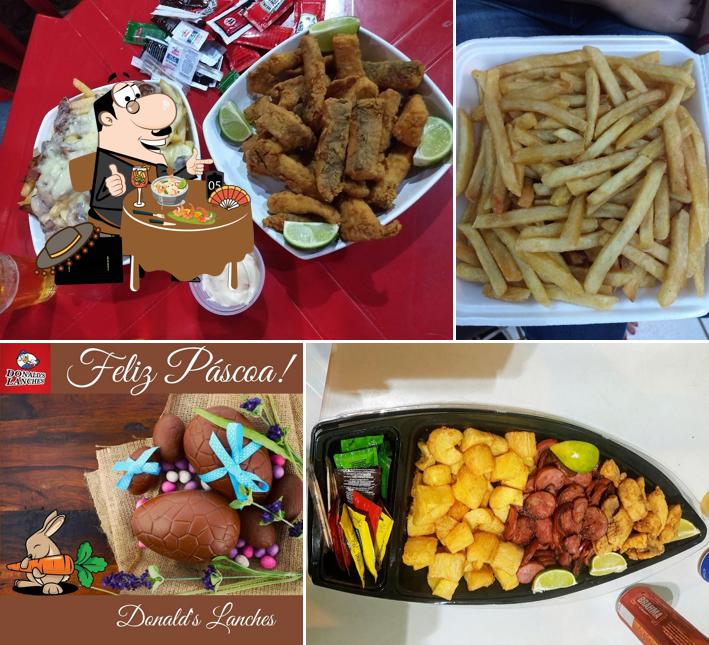 Comida em Donald's Lanches
