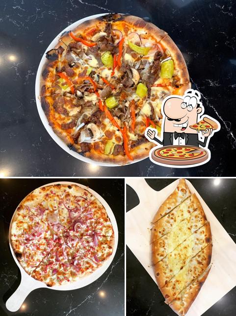 Essayez de nombreux types de pizzas