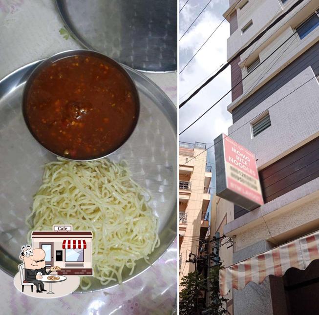 The exterior of Momo Rice Noodles