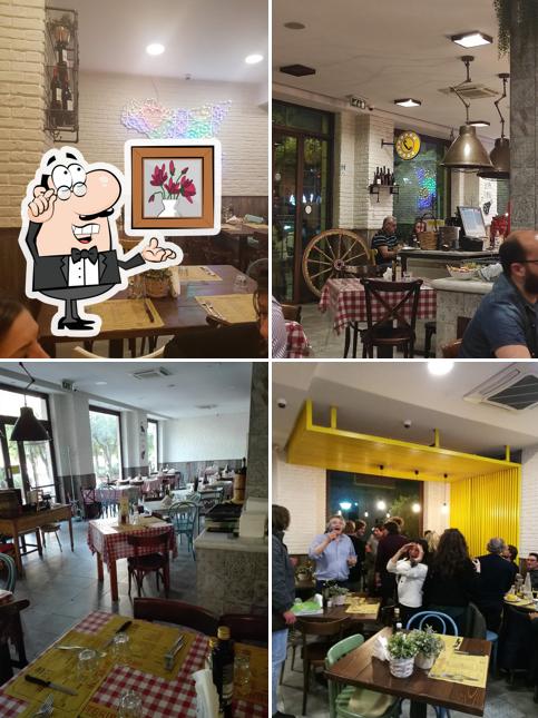 Dai un'occhiata agli interni di Osteria Lo Bianco