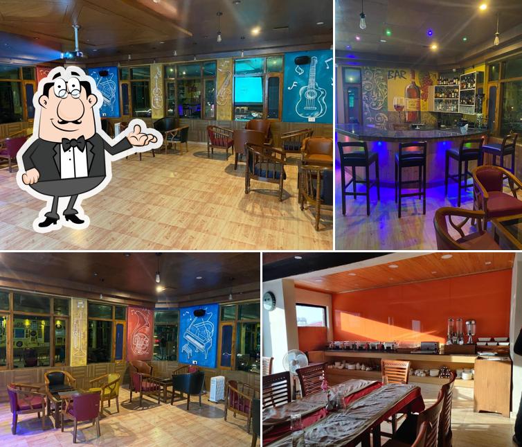 The interior of ROCK IT BAR CAFE LOUNGE