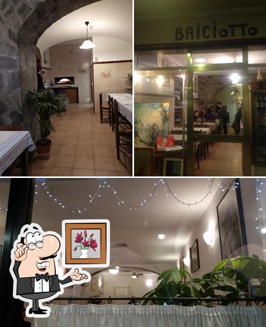 Gli interni di Baiciotto