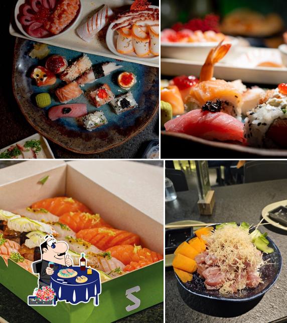 Sashimi em Fish Club Sushi