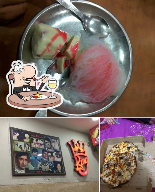 The picture of food and interior at King Kulfi