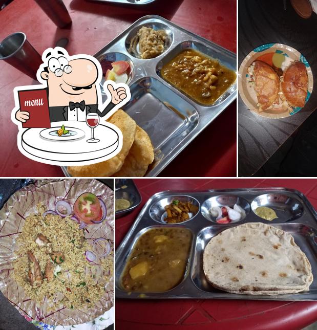 Food at Mahakal mess and restaurant