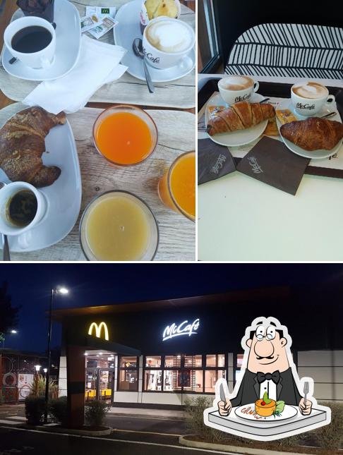 La foto della cibo e esterno di Mcdonald'S