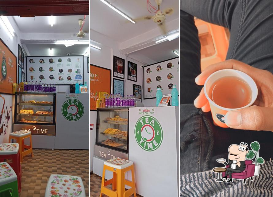 The interior of Tea Time