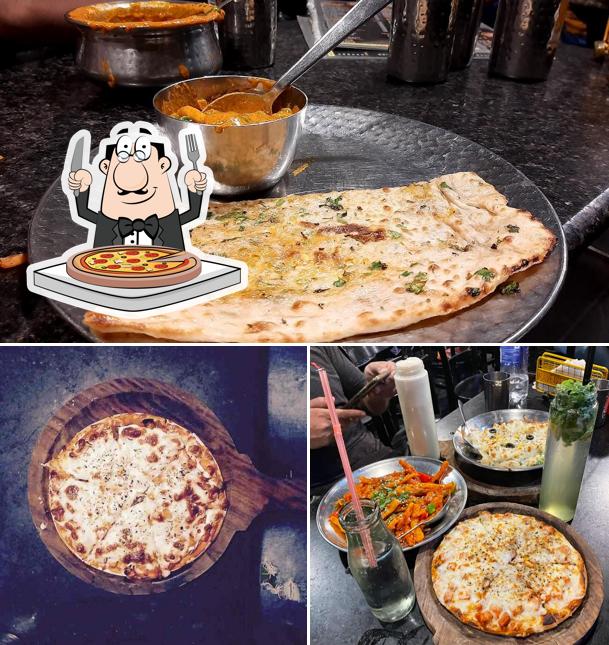 At The Cage Cafe, you can try pizza