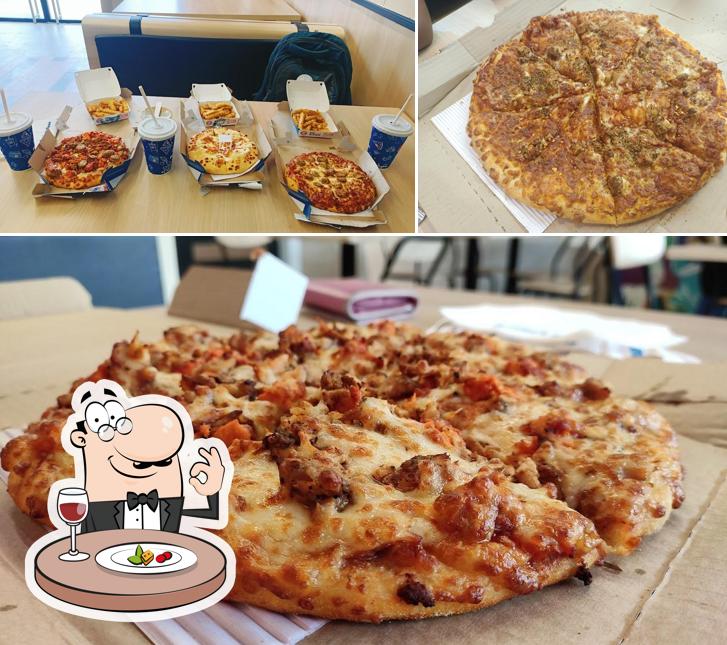 Food at Domino's Pizza