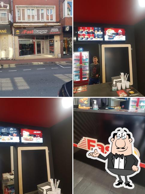 L'intérieur de Fast Burger