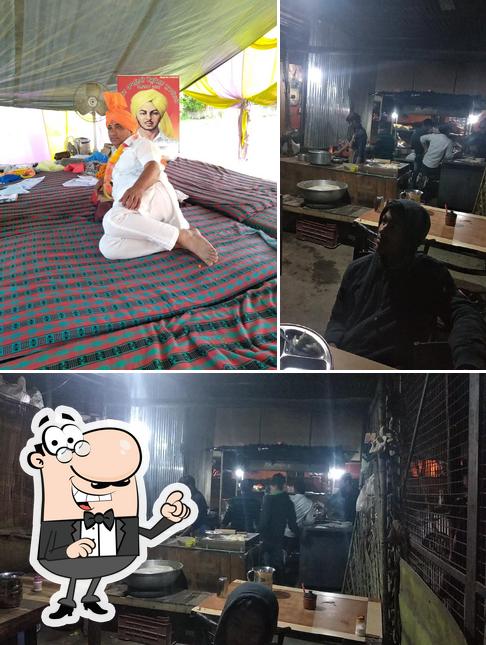 The interior of Kamal Dhaba