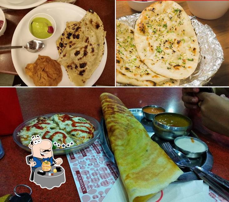 Food at polka pastry and snacks bar
