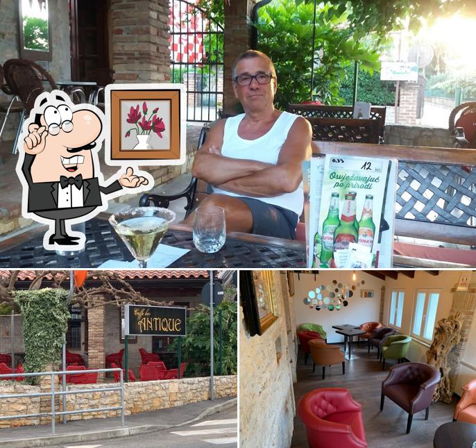 Siediti a un tavolo di Caffe bar "Antique”