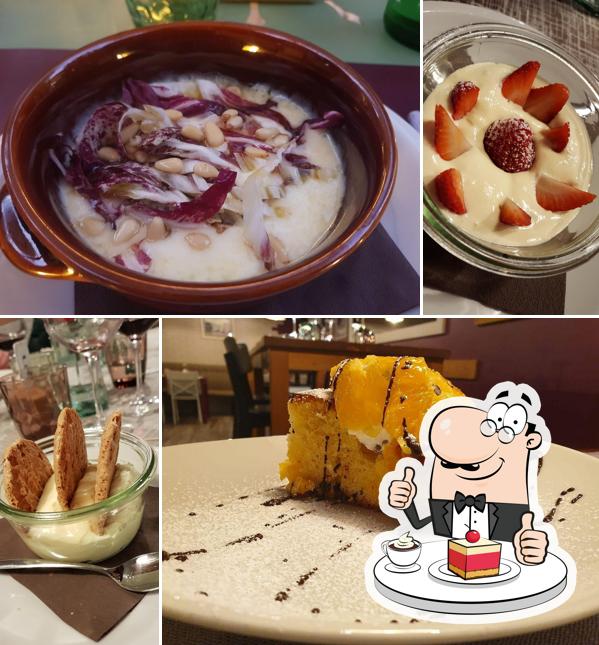 L'Osteria di Angelo serve un'ampia gamma di dessert