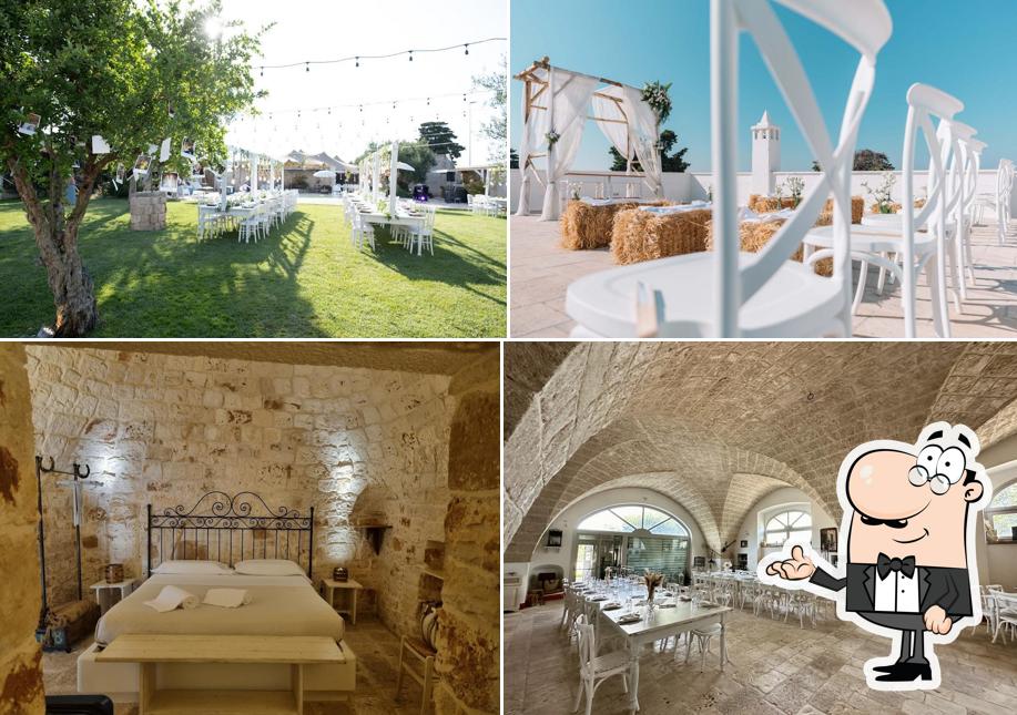 Gli interni di Masseria Ancella