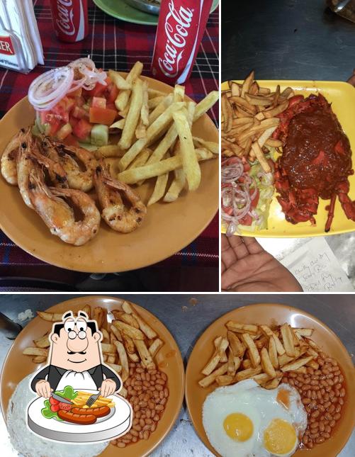 Food at Rock Cafe
