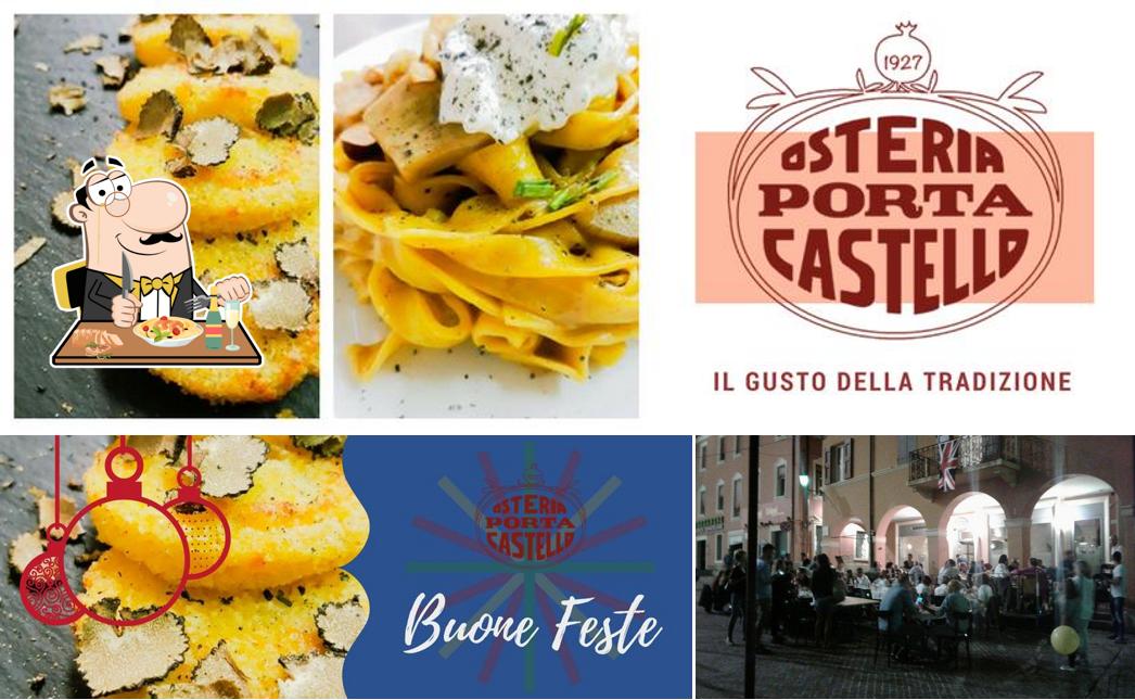 Platti al Osteria Porta Castello