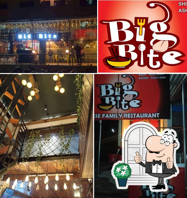 The exterior of Big Bite Restaurant Mahad