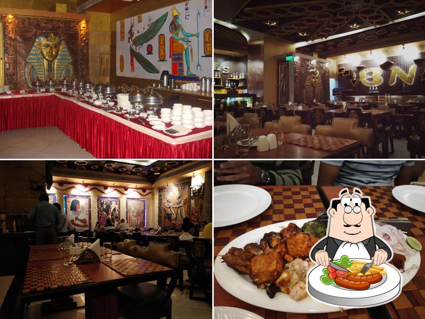 Food at Blue Nile Restaurant & Bar