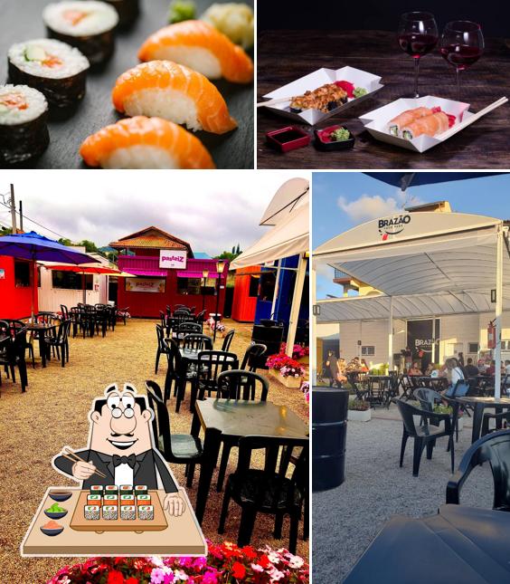 Presenteie-se com sushi no Brazão Food Park