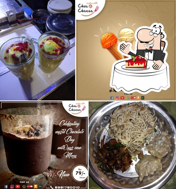 Choc 'N' Cheese offers a number of desserts