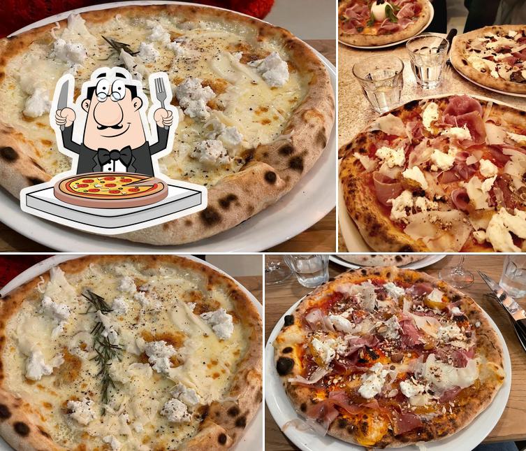 Choisissez de nombreux types de pizzas
