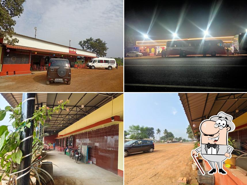 Enjoy the view at the outside area of HIGHWAY DHABA