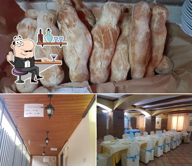 Dai un’occhiata alla immagine che mostra la interni e cibo di Il Castello - Ristorante Pizzeria