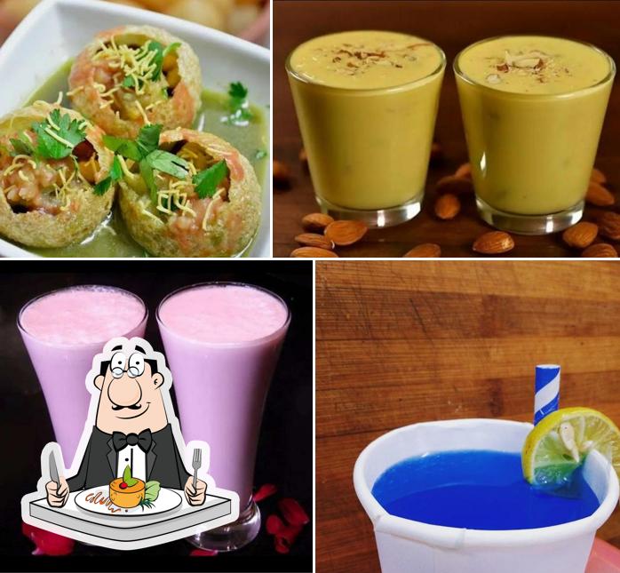 The picture of food and drink at Hot cheese pizza