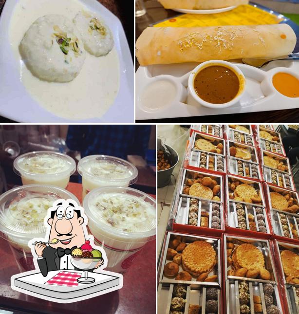 Rajshree sweets and Restaurant serves a range of desserts
