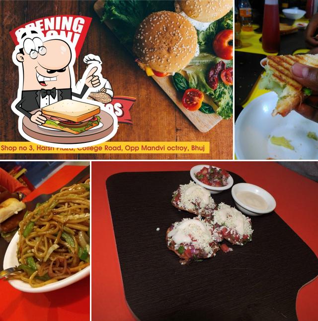 Grilled cheese sandwich at 2 Amigos Fast-food corner