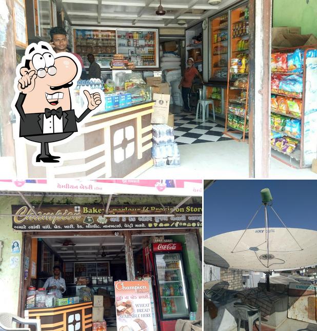The interior of Champion Bakery