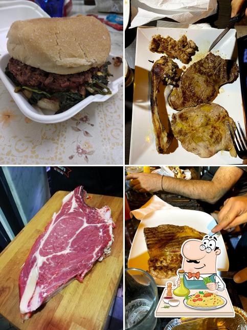 Panino con maiale stirato al Di Marino Butcher's
