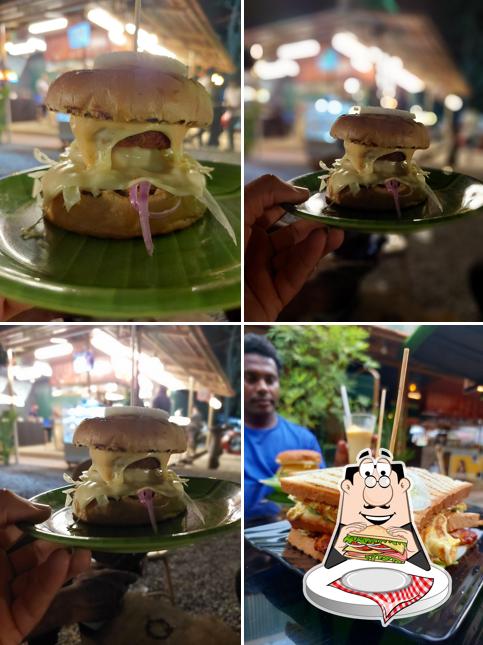 Club sandwich at ICE BURG