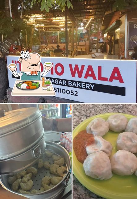 This is the photo depicting food and interior at IIT Momo Wala