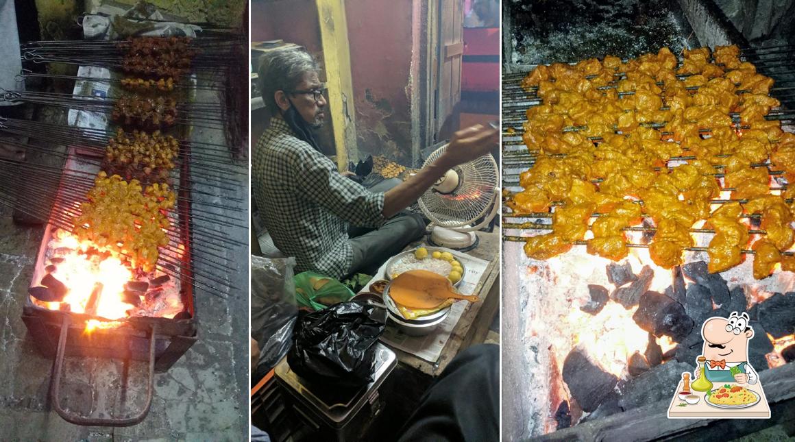 Meals at Kuddan Seekh Kabab Shop