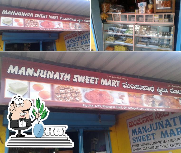 The exterior of Manjunth Sweet Mart