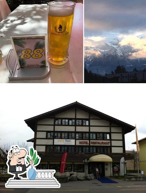 La foto di esterno e birra da alpha thun
