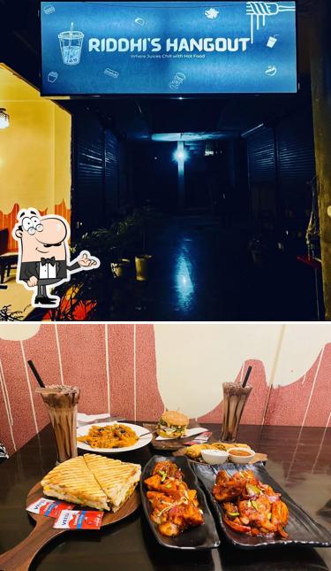 The interior of Riddhi's Hangout Cafe