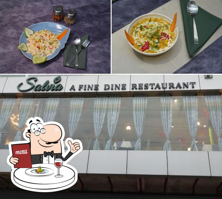 Among different things one can find food and exterior at Salvia A Fine Dine Restaurant [ Pure Veg ]