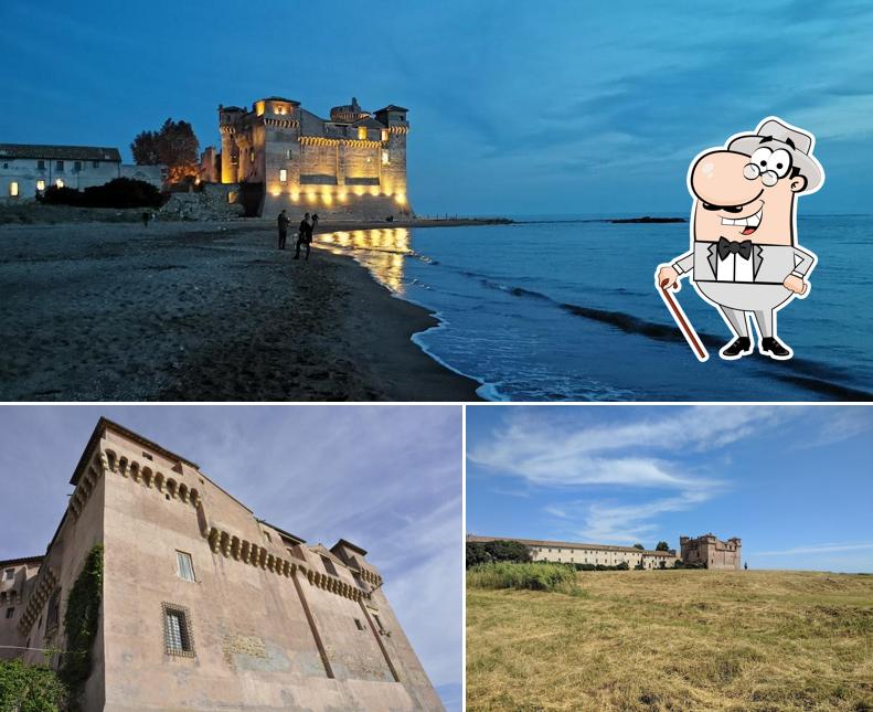 Puoi goderti l'aria fresca da seduto all'esterno di Isola del Pescatore