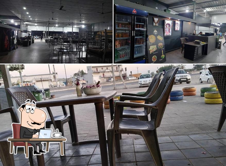 The interior of The Grand Khodiyar Restaurant / Best Restaurant in Rajkot