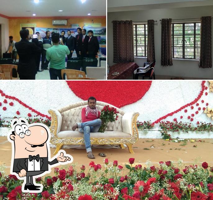 Take a seat at one of the tables at Brahmani Club