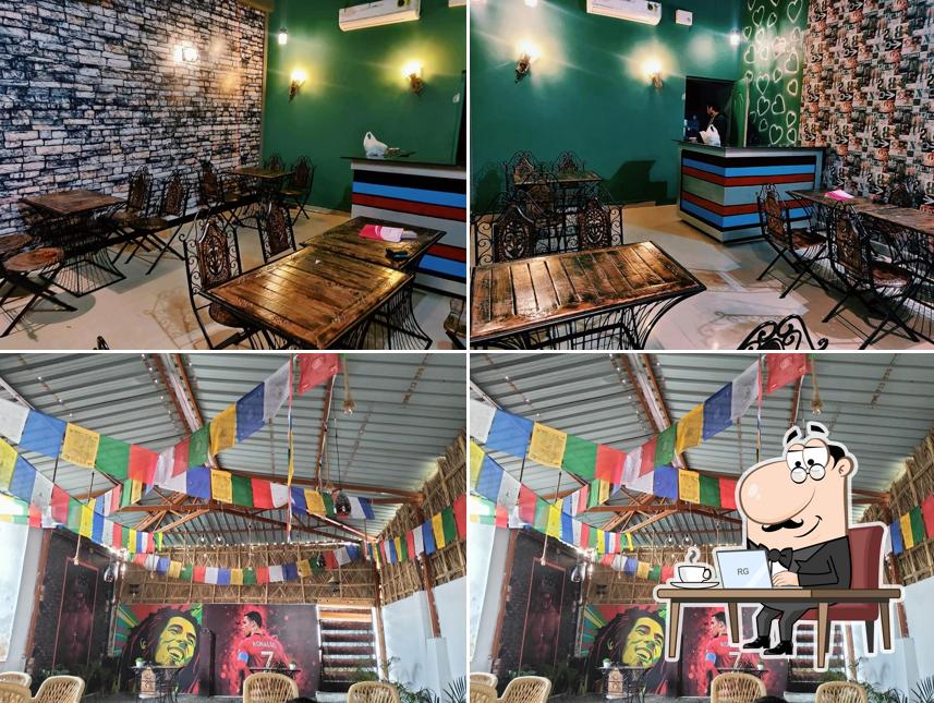 The interior of Cafe 21