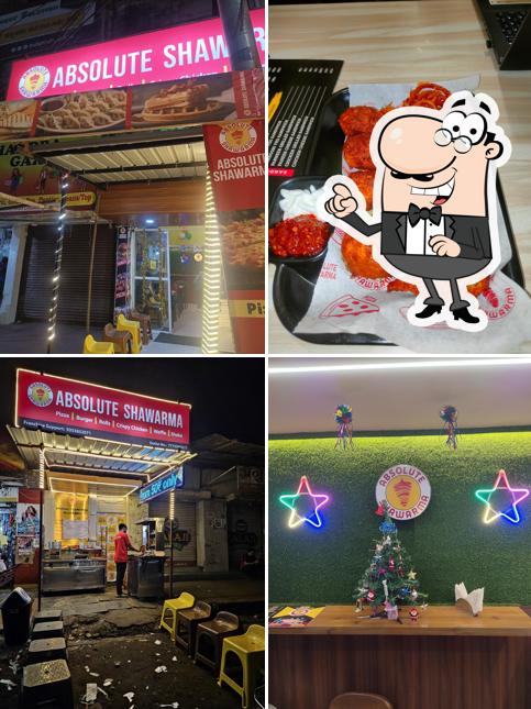 The photo of interior and food at Absolute Shawarma-Best Shawarma in Nandanwan The photo of interior and food at Absolute Shawarma-Best Shawarma in Nandanwan