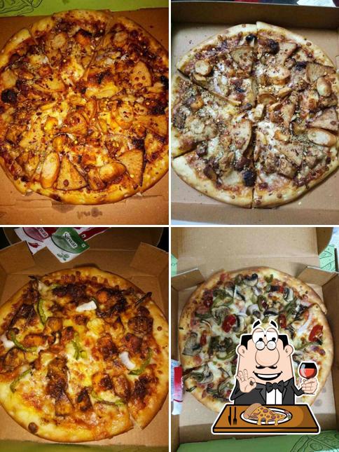 Pick pizza at Basil And Dough Pizza