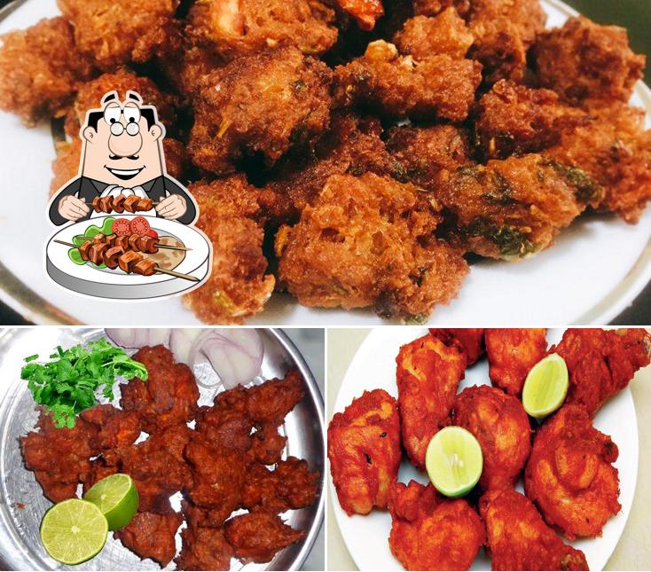 Chicken wings at G K Kabab center