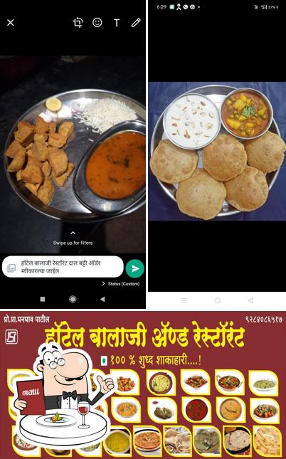 Food at Hotel balaji restaurant and nasta